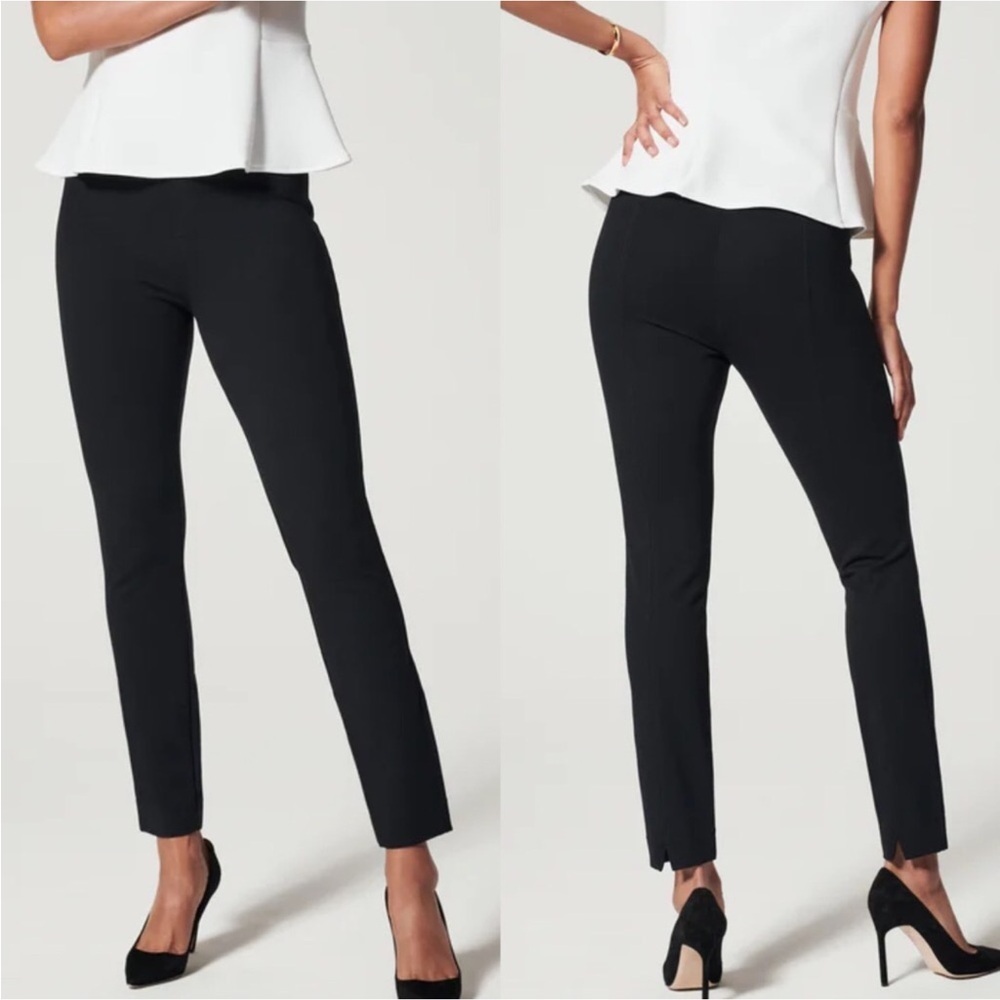 SPANX The Perfect Pant, Ankle Backseam Skinny in Large - regular length.
